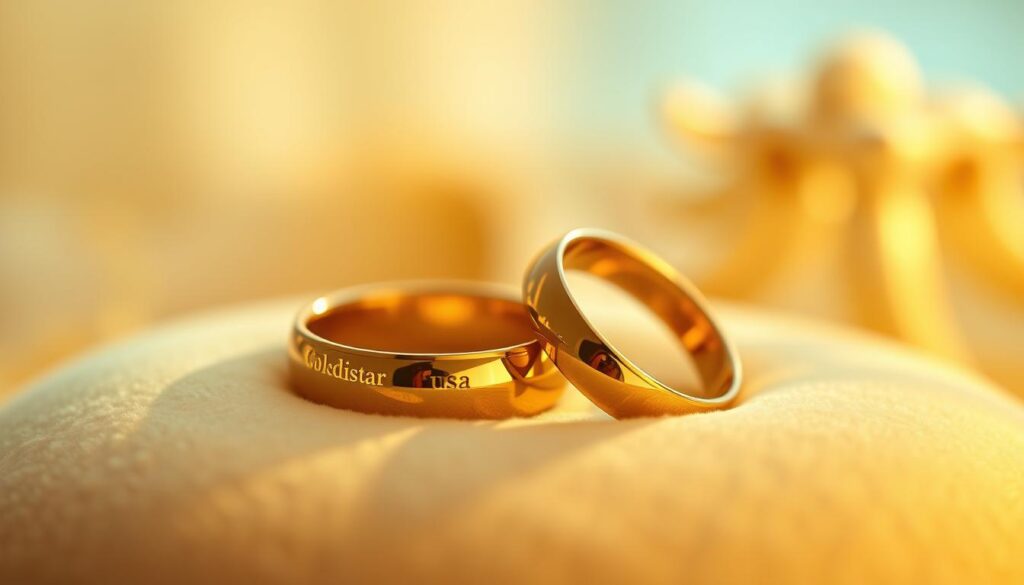 gold wedding rings