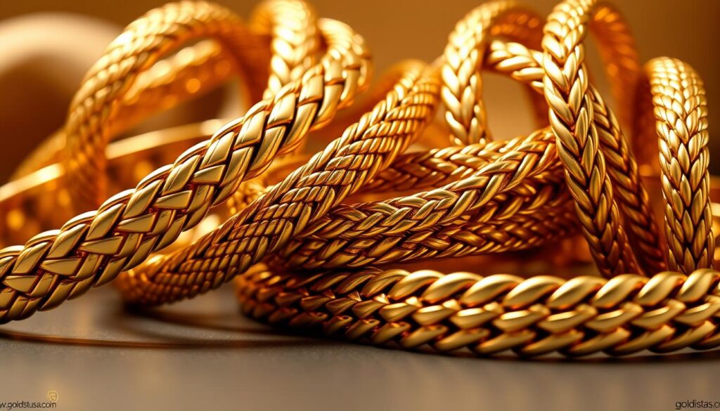 mens gold bracelets