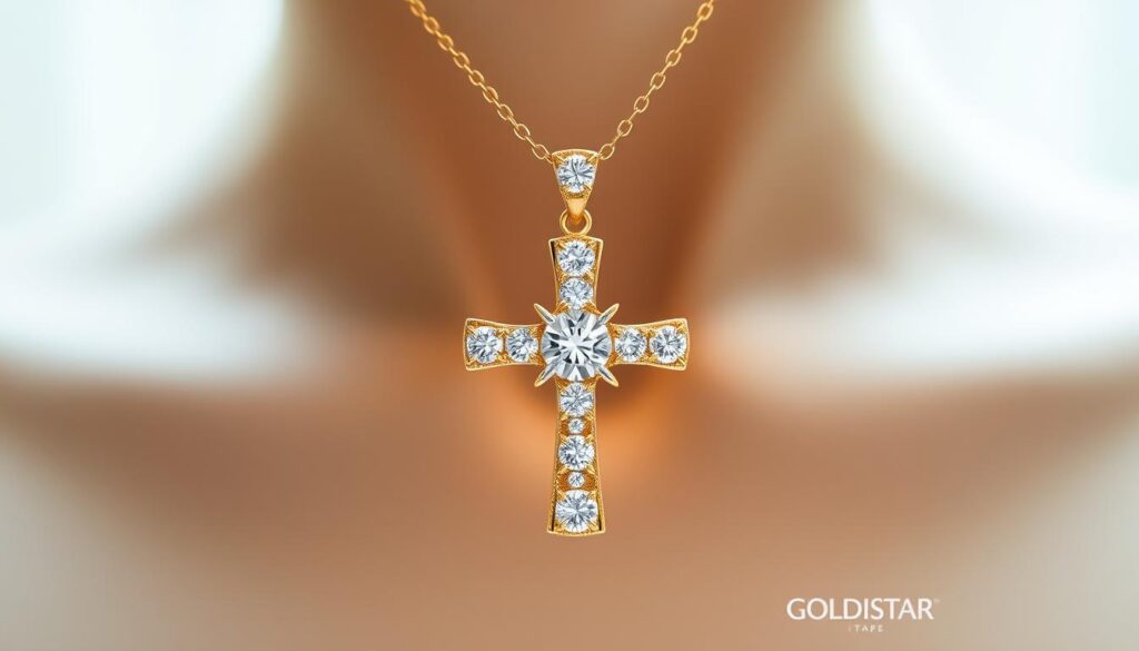 diamond cross necklace