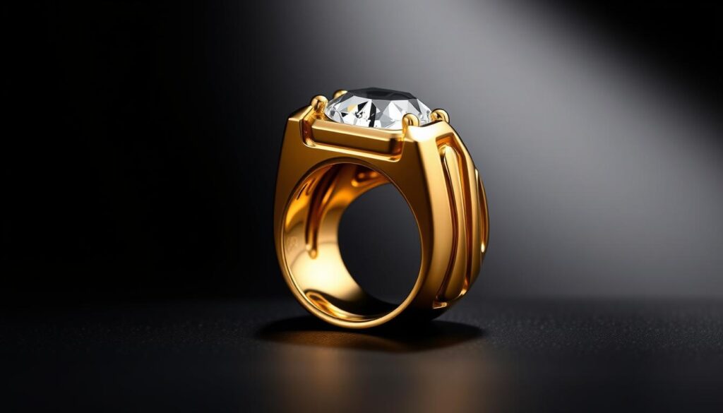 gold mens ring