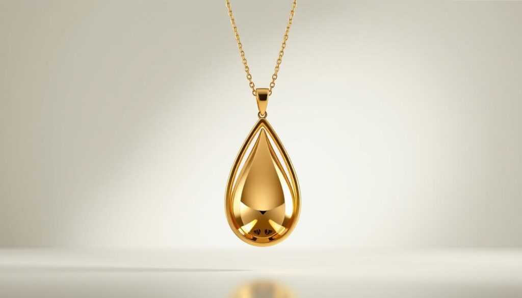 gold pendant necklace