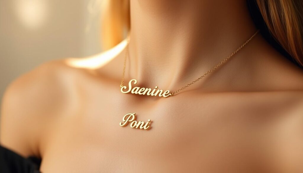 name necklace gold