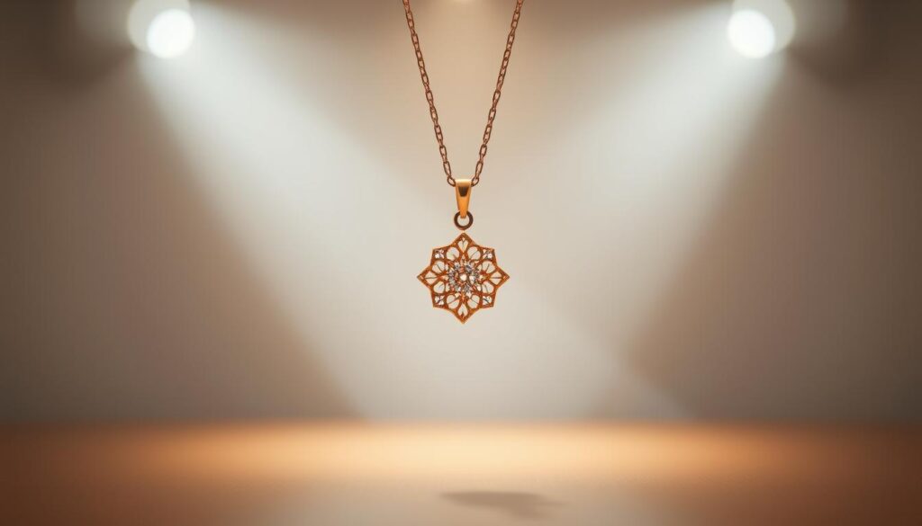 rose gold necklace