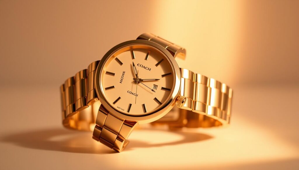 shop coach gold bracelet watch